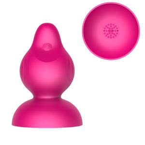 Dispositivo de succión de lengua para pezones Edya, color morado y rojo rosa, 105 mm x 72 mm x 72 mm, para uso sexual en pareja, para adultos. - Product Image 4