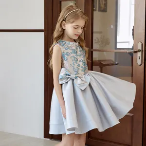 Niños verano bebé niña fiesta princesa vestido Bebé Ropa de nios y Nias al por mayor flor niña vestidos para bodas