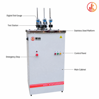 Equipo de Prueba de Punto de Suavidad Vicat HDT, Máquina de Prueba de Temperatura de Deflexión por Calor 300C, 3 Estaciones, Plástico ISO 306 ASTM D1525