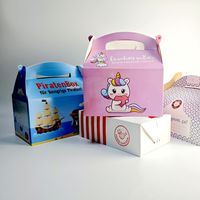 Boîte à gâteau en chocolat personnalisée en lot d'usine, boîte à gâteau d'anniversaire pour l'emballage dans les boulangeries