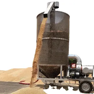 Máquina de secado de granos de 8 toneladas de capacidad, móvil de acero inoxidable, trigo, maíz, soja, sorgo, arroz, colza, granos duros secos