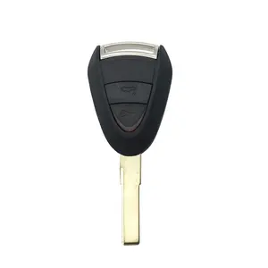 กรณีกุญแจรีโมท 2 ปุ่มสําหรับพอร์เช่ 911 997 Boxster 987 กุญแจรถเคย์แมน