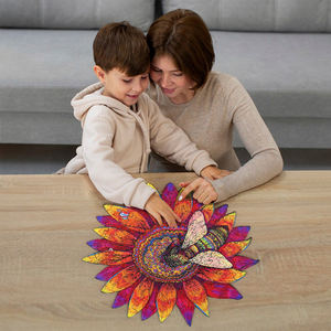 Puzzles en bois d'<span class=keywords><strong>animaux</strong></span> 3D personnalisés 100 à <span class=keywords><strong>1000</strong></span> pièces <span class=keywords><strong>Puzzle</strong></span> coloré pour adultes - Product Image 3