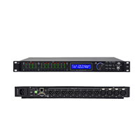 Amplificateur de puissance numérique HD4Combination4*2000W avec amplificateur de puissance audio numérique de classe D DSPr, récepteur et amplificateur audio numérique 1U