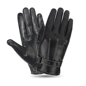 Gants de moto imperméables pour hommes, chauds et résistants au froid, antidérapants, écran tactile, coupe-vent, doublés de velours épais - Product Image 1