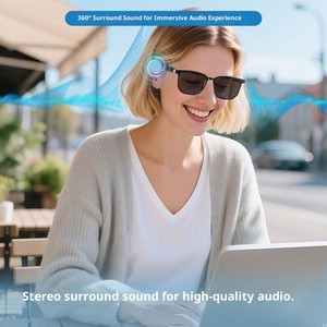 Lunettes connectées GT03 Imitation HW 5.4 avec verres polarisés anti-UV, écoute musicale, appels et lentilles interchangeables - Product Image 2