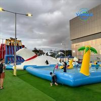Parc de trampoline gonflable pour enfants en plein air 2025, personnalisable, été, autres châteaux gonflables aquatiques