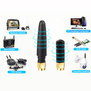 Dual Band 2.4Ghz 5.8G Mini <span class=keywords><strong>RP</strong></span> <span class=keywords><strong>SMA</strong></span> Antenna Omni direzionale WiFi <span class=keywords><strong>Booster</strong></span> per Router PC & piccoli dispositivi - Product Image 2