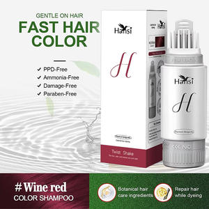 Crème colorante permanente pour cheveux roux de haute qualité, sans ammoniaque, sans <span class=keywords><strong>peroxyde</strong></span>, sans alcool, avec des ingrédients naturels à base de plantes pour couvrir les cheveux gris - Product Image 4