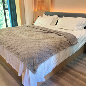 Màu rắn 100% polyester lông cừu dệt kim Sherpa tất cả các mùa ấm áp chống Đóng cọc tùy chỉnh bộ đồ giường tình yêu trái tim mềm ném - Product Image 6