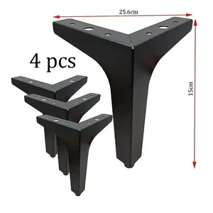 फर्नीचर के लिए 4 पीसी डिय सोफा फीट धातु पैर धातु पैर धातु पैर - Product Image 2