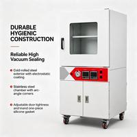 Four de séchage sous vide industriel robuste, capacité 500L, puissance de chauffage 4000W, degré de vide 133Pa, 630*810*845mm