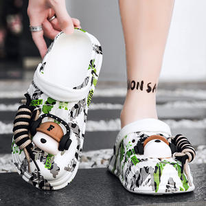 Zoccoli Personalizzati in EVA Stampati Breezestep per Uomo e Donna |   <span class=keywords><strong>Ciabatte</strong></span> <span class=keywords><strong>da</strong></span> Giardino con Suola Spessa Morbida Antiscivolo ad Asciugatura Rapida con Charm Cartoon - Product Image 3