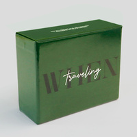 Cartes de jeu en papier écologiques imprimées sur mesure avec boîte à couvercle et base pour cartes d'affirmation personnalisées - Conception durable