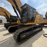 Excavatrice sur chenilles hydraulique Caterpillar Cat350 d'occasion de haute performance, modèle 2023, 99% NEUF, 50 tonnes, provenance Japon, à vendre