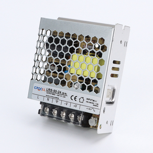 ספק כוח מיתוג קטן LRS-50-24 50W AC-DC עם כניסת 120-370VDC/85-264VAC, תקן CE/RoHS עבור - Product Image 1