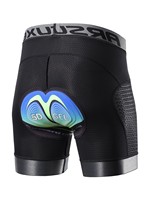 Pantalones Cortos de Ciclismo para Hombre ARSUXEO, Ropa Interior de Secado Rápido con Acolchado de Gel 5D para Ciclismo, Forro para Bicicleta de Montaña
