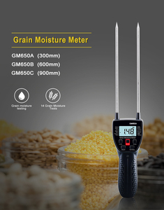เครื่องวัดความชื้นเมล็ดพืชดิจิตอล GOYOJO GM650 พร้อมจอ LCD จากโรงงาน สำหรับทดสอบความชื้นในเมล็ดพืช - Product Image 4