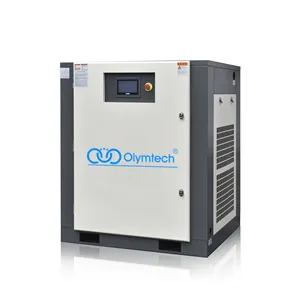 37kw/50hp Stille Draagbare Ademhaling Olie Vrije Motor Permanente Magneet Roterende Schroef Luchtcompressor