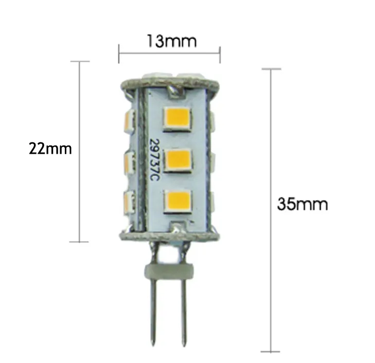 24V Minitoren G4 Spot Lichtbron G4 3W 12V 24V 10-30vdc Led Lamp Lamp Hoge Kwaliteit