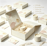 Scatola Regalo per Candele in Cartone Magnetico Ecologico Personalizzata OEM all'Ingrosso per Confezioni di Candele di Lusso Durevole Riutilizzabile con Logo Personalizzato