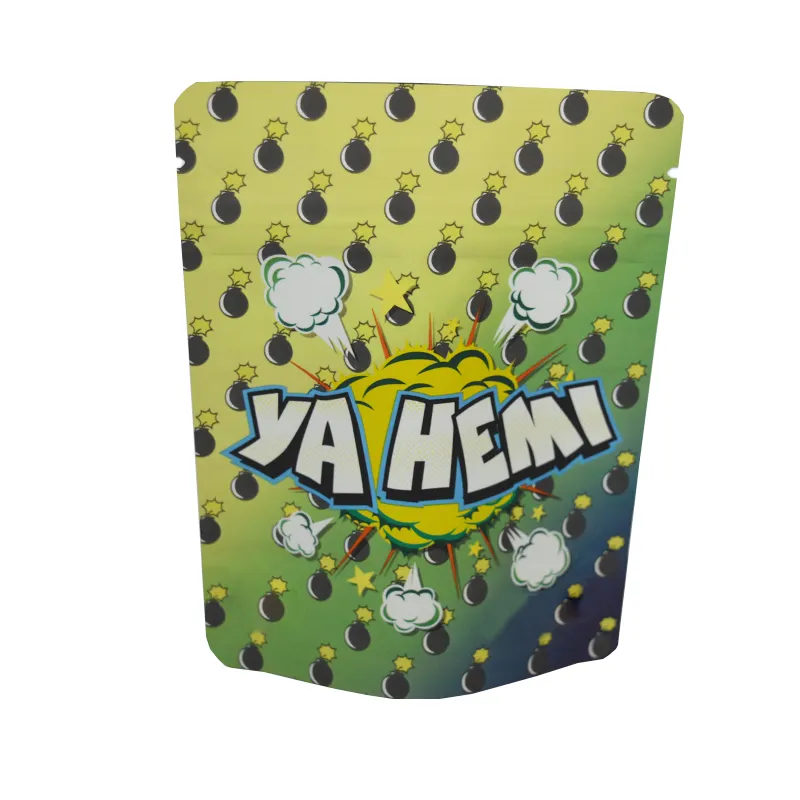 3.5g mylar proof bag Rsealable Customised Printed Aluminium Laminated Food Plastic Candy Edible Biscuit Bags Packaging