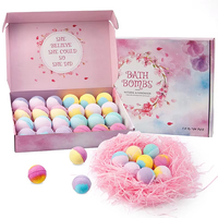 Bombes de bain effervescentes bio hydratantes pour peaux sèches au beurre de karité – Vente en gros