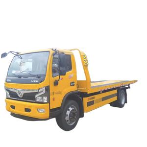 Dongfeng 6Ton One Tow Two Wrecker Flat Bed Tow Truck Diesel Manual Vehicle Breakdown Wheel Lift Road Wrecker Prix réduit - Product Image 1