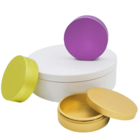 OEM 6061-T6 conteneur en aluminium anodisé usiné métal Snus étain boîte ronde CNC pièces de fabrication