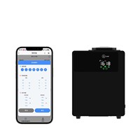 Diffuseur fonctionnel grande surface, en métal, avec contrôle tactile et deux modes d'exploitation Bluetooth, couvrant 2000 mètres cubes.