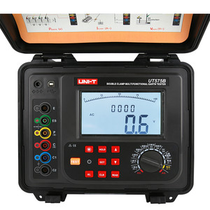 Testeur de résistance de mise à la terre numérique multifonction à double pince UNI-T UT575B - Product Image 1