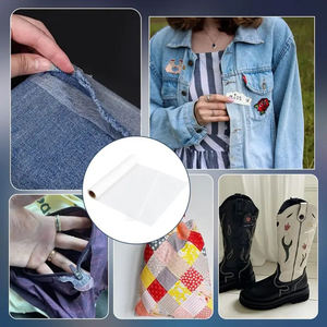 1 rouleau de tissu thermofusible double face en TPU, blanc 10 mètres/rouleau, utilisé pour les articles faits à la main et l'ensemble d'autocollants faits à la main - Product Image 6