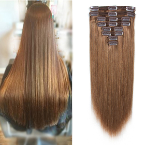 ต่อผมแบบ Double Drawn Triple Quad Weft Claw Clip  น้ำหนัก 180 กรัม 220 กรัม 260 กรัม 280 กรัม <span class=keywords><strong>ผม</strong></span>แท้ธรรมชาติ สำหรับร้านเสริมสวยและออนไลน์ - Product Image 4