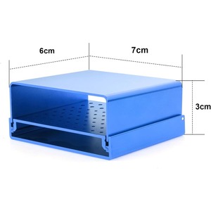 Soporte para Fresas de 76 Orificios, Caja de Limpieza y Esterilización para Autoclave, Organizador de Aleación de Aluminio (Azul) - Product Image 4