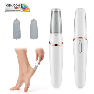 Removedor de Callos Eléctrico Recargable con 2 Cabezales de Pulido, Carga Tipo-C, Herramienta de Pedicura para Eliminar Piel Muerta de los Pies - Product Image 1
