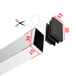 Nhựa tròn cắm bên trong cắm tùy chỉnh ống tròn cắm cho đồ nội thất chân vòng ống thép diameter63mm - Product Image 6