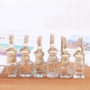 Hot bán xe khuếch tán chai nước hoa với nắp bằng gỗ và vít con dấu treo làm mát không khí màn hình in bề mặt - Product Image 4