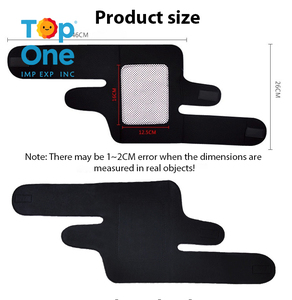Top One Protection personnalisée hiver chaleur chaude thermique spontanée chauffée Tourmaline auto-chauffante genouillère - Product Image 2