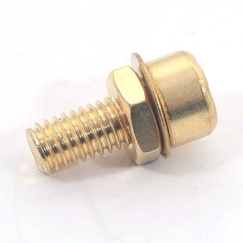 Conductive Brass Alloy Stainless Steel Combination Screw Set for Electronic Equipment