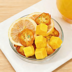 Mélange de thé OEM citron, kumquat et fruit de la passion, agrumes séchés tropicaux riches en vitamine C et antioxydants, emballage en sachet/boîte - Product Image 3