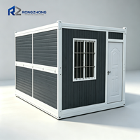 Maison conteneur pliable multi-usages pour restaurant, poste de garde, cabine, bureau à domicile, bar à domicile