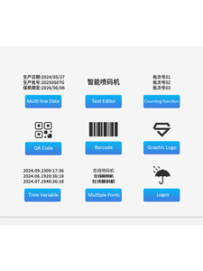 Mới nhất OEM/ODM giá cả phải chăng trực tuyến tij công nghiệp máy in phun cho túi nhựa giấy Logo ngày máy in - Product Image 3