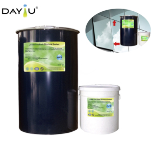 2-Component Neutral Waterproof Big Drum Construction Glazing Sealing Insulated Glass Structural Silicone Sealant <strong>Transportation</strong> - Product Image 1