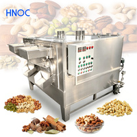Machine à torréfier les cacahuètes entièrement automatique en acier inoxydable HNOC, machine à torréfier les noix de cajou et les cacahuètes électriques