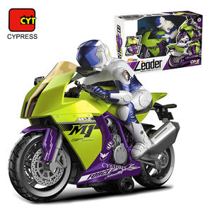 Nouveaux jouets de moto cascadeurs rotatifs télécommandés 2.4G à venir avec lumière <span class=keywords><strong>et</strong></span> son pour les enfants - Product Image 1