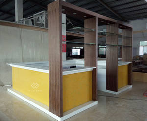 Moderno mármol <span class=keywords><strong>blanco</strong></span> superior LED Luz Decoración club nocturno <span class=keywords><strong>restaurante</strong></span> bar mostrador diseño - Product Image 5