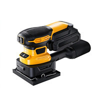 Ponceuse à main sans fil Vertak 20V, ponceuse portative alimentée par batterie avec sac à poussière, machine de ponçage électrique