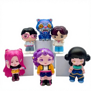 Juguete de descompresión de rebote lento con sonido, hecho a mano, modelo de PU, figuras decorativas de grupo Kpop Witch Hunting, caja sorpresa, éxito transfronterizo - Product Image 1