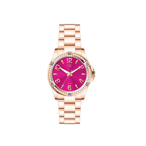 2025 nuevo reloj de pulsera exquisito para mujer con bisel brillante caja de aleación de movimiento de cuarzo de moda de negocios y ventana de esfera de vidrio - Product Image 3