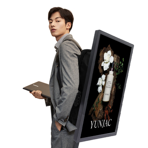 21.5 Inch LCD Advertising Backpack Digital Billboard Human Walking Backpack Billboard Advertising USA warehouse - Product Image 5